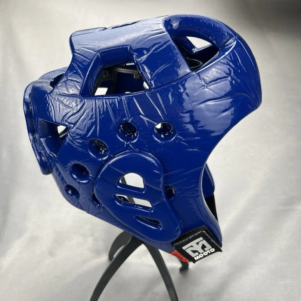 Mooto Taekwondo Head Protector Blue XS Youth WT KTA Approved Sparring Gear MTX